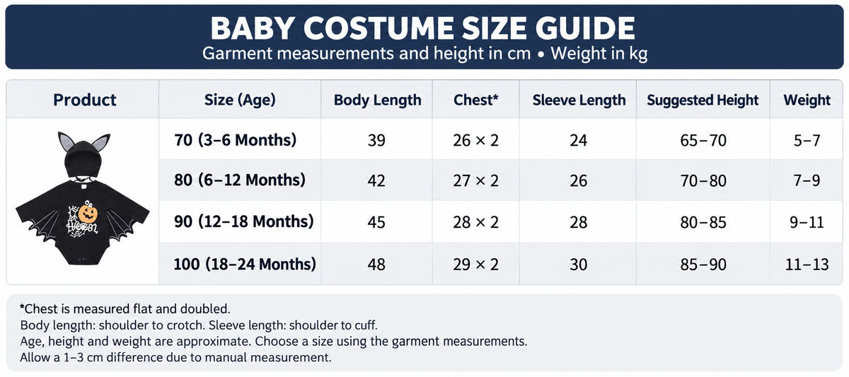 First Halloween Bat-Wing Baby Bodysuit