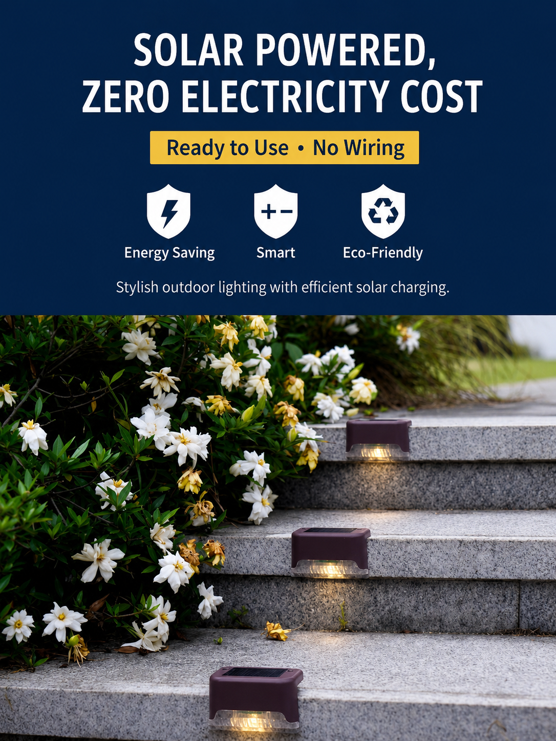Solar RGB Deck & Step Lights