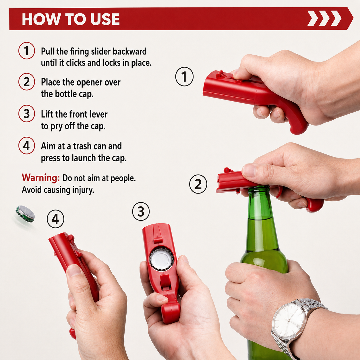 Bottle Opener Launcher