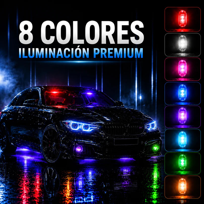 RGB Wireless Car Strobe Light Kit