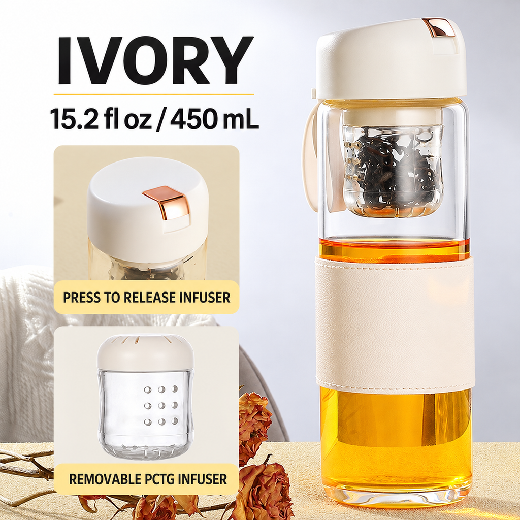 Glass Tea Infuser Bottle