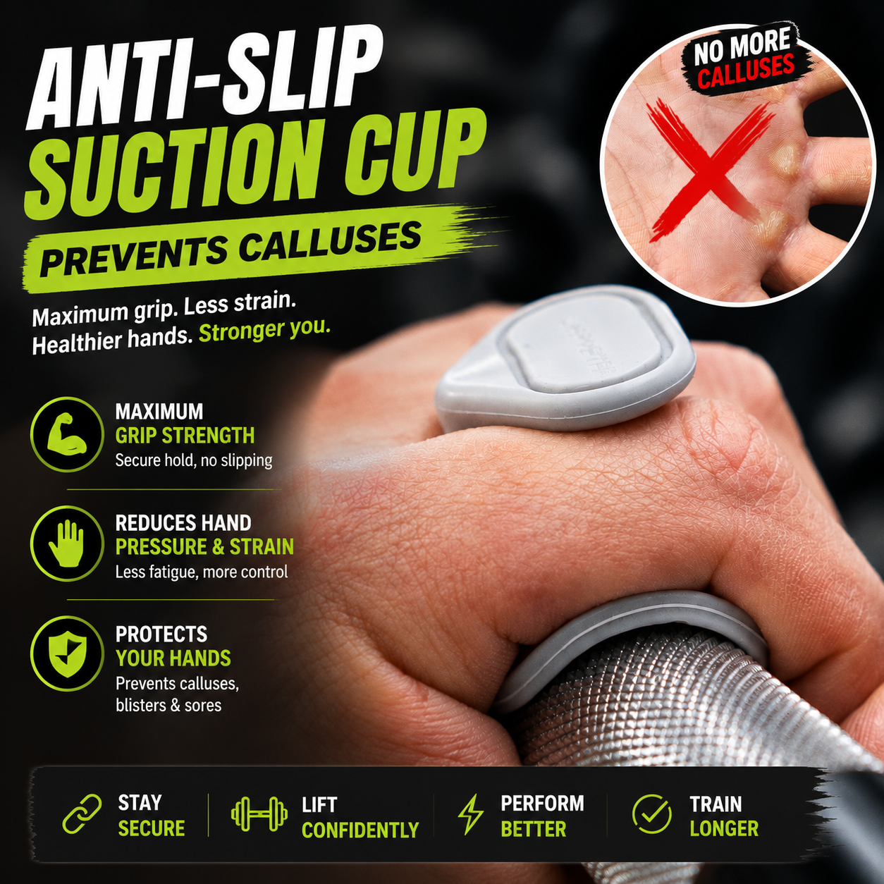 GripLock Anti-Slip Hand Grip Trainer
