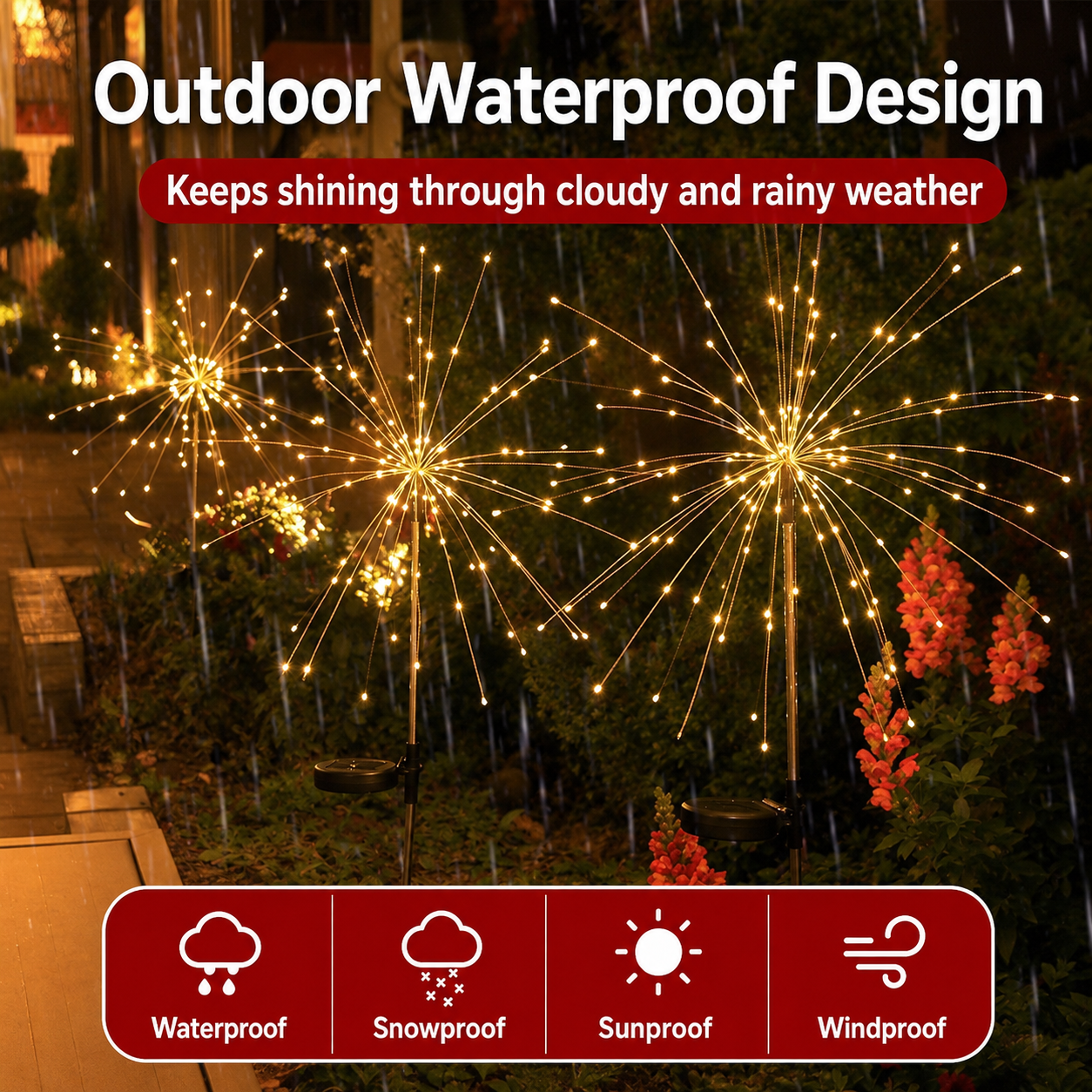 Solar Firework Garden Lights