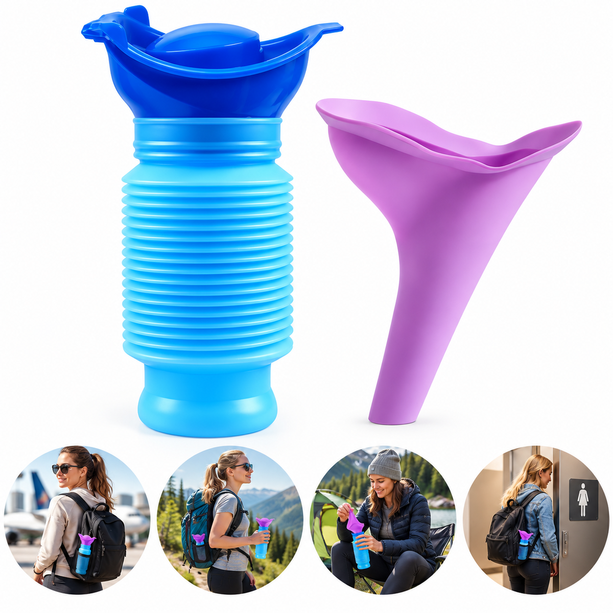 Portable Collapsible Travel Urinal