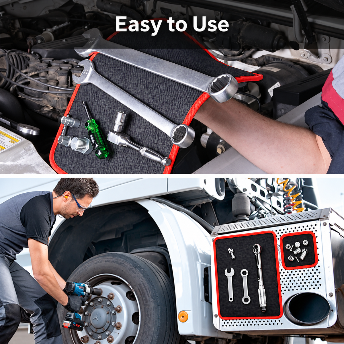 Magnetic Tool Organizer Mat