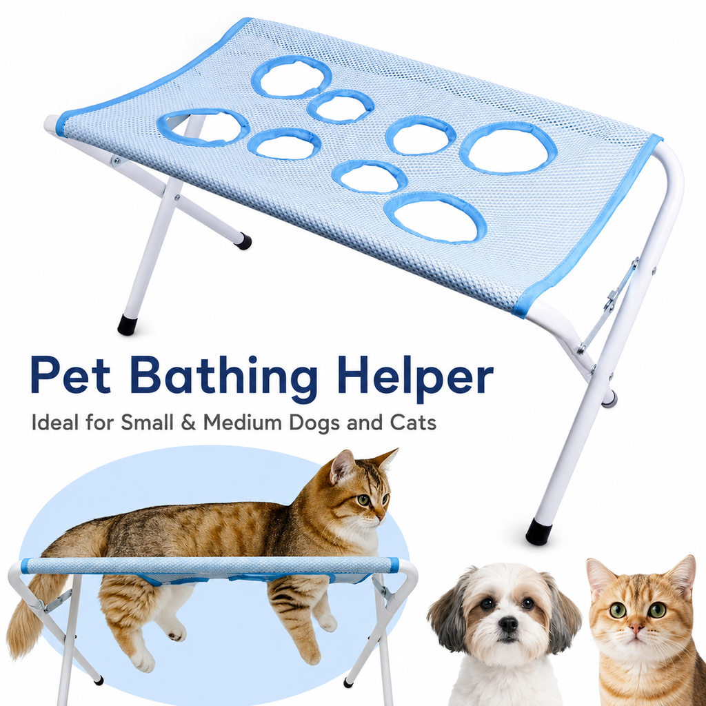 Foldable Pet Bathing Support Stand