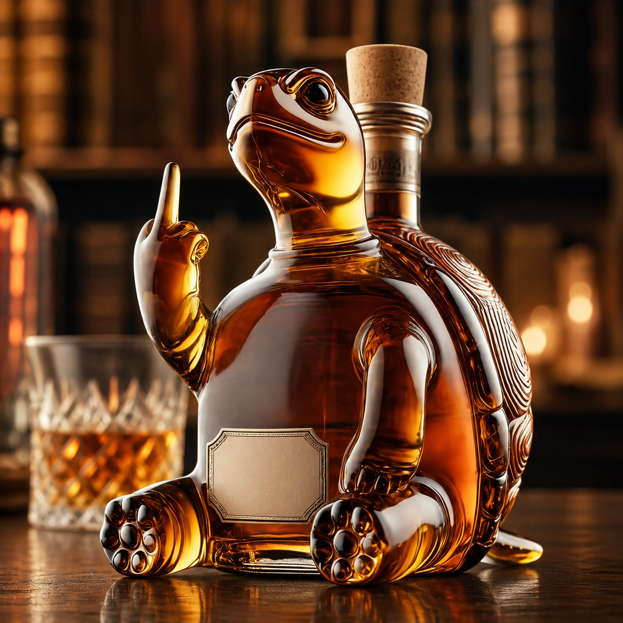Sculpted Animal Whiskey Decanter