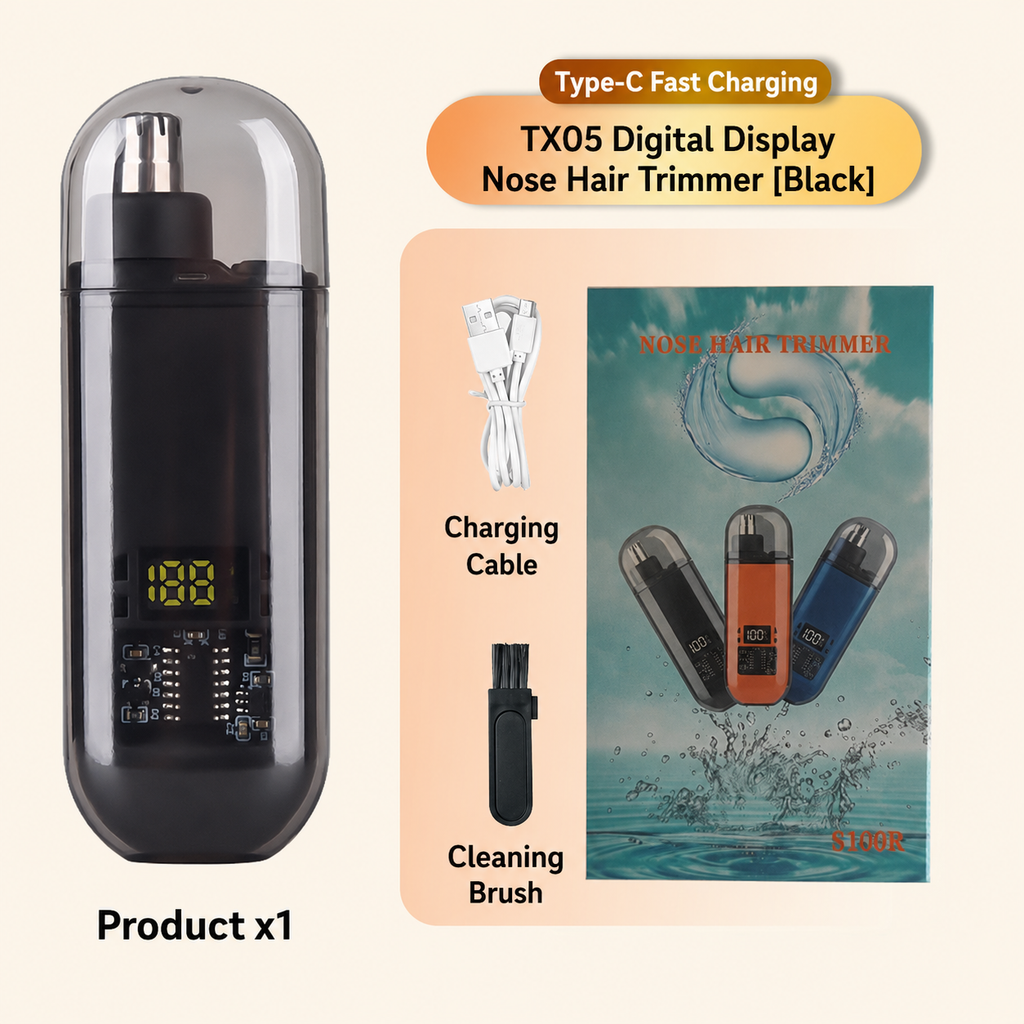 Electric nose hair trimmer