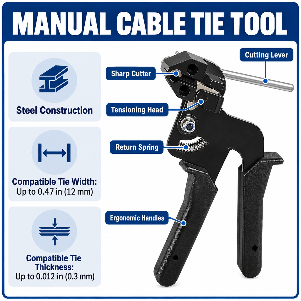 Steel Cable Tie Tensioner & Cutter