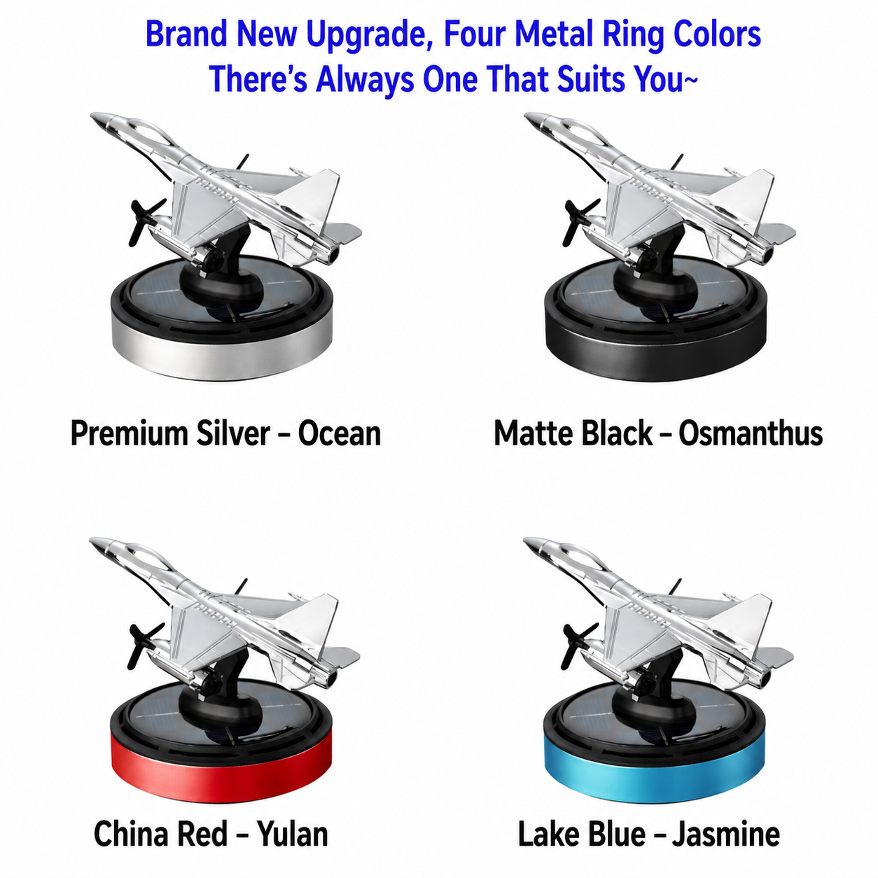 Solar Fighter Jet Car Air Freshener