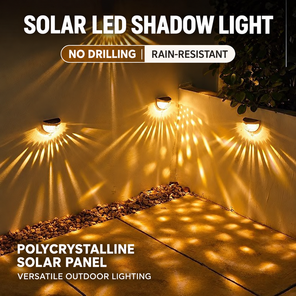 Solar Shadow Pattern Wall Light