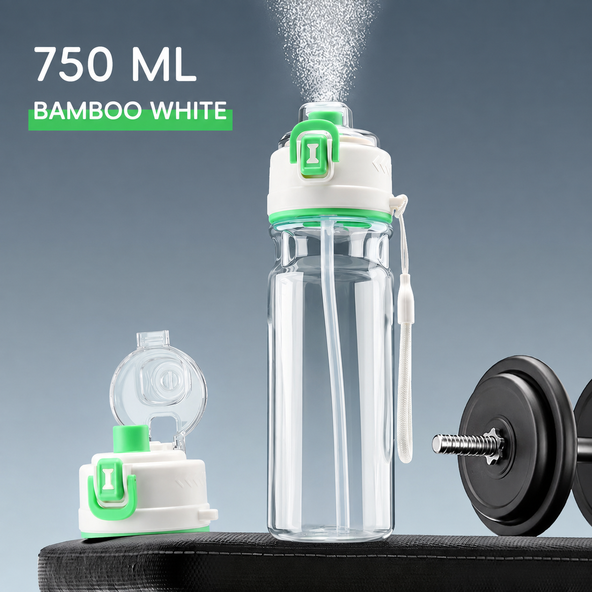 2-in-1 Mist Spray Sports Bottle