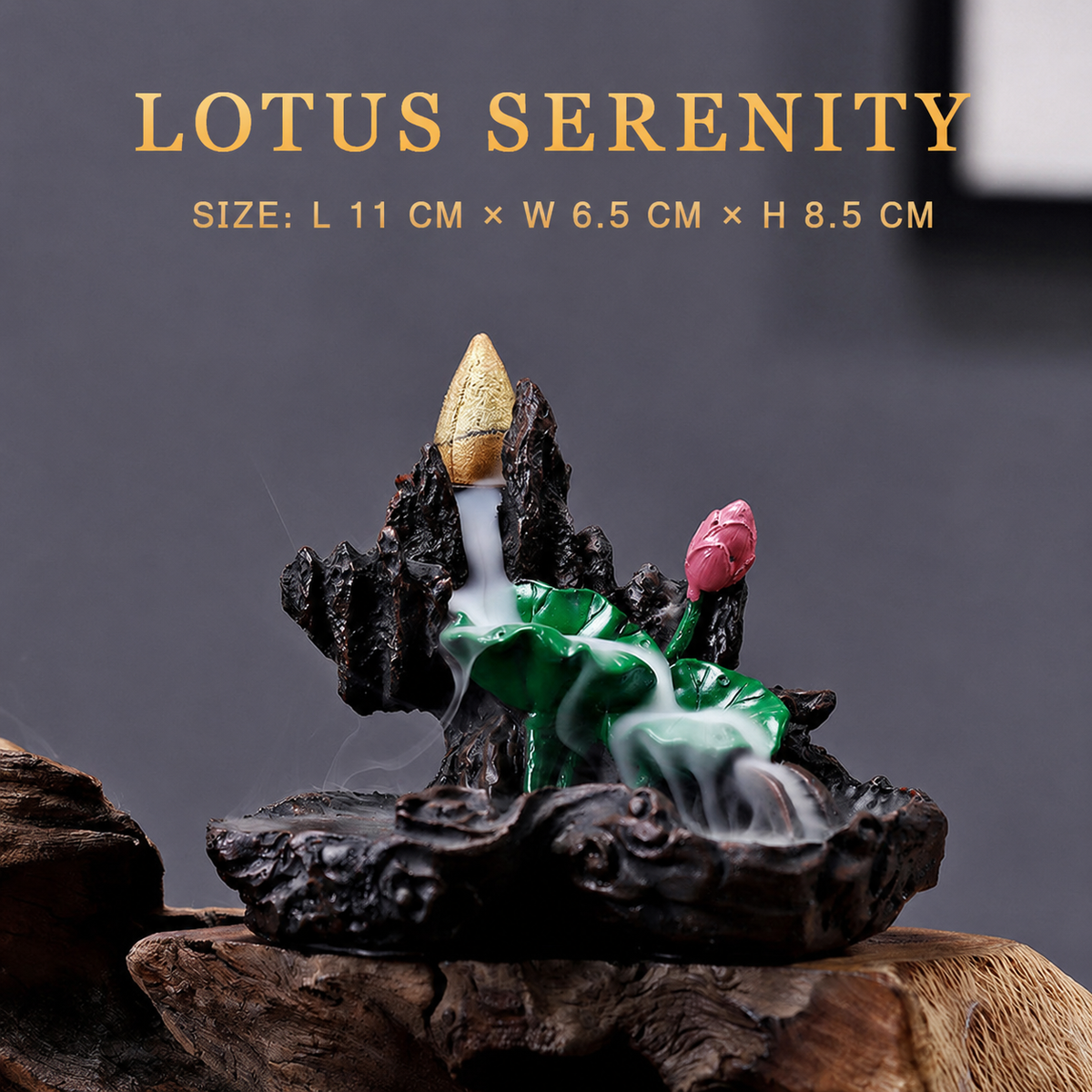 Mountain Waterfall Backflow Incense Burner