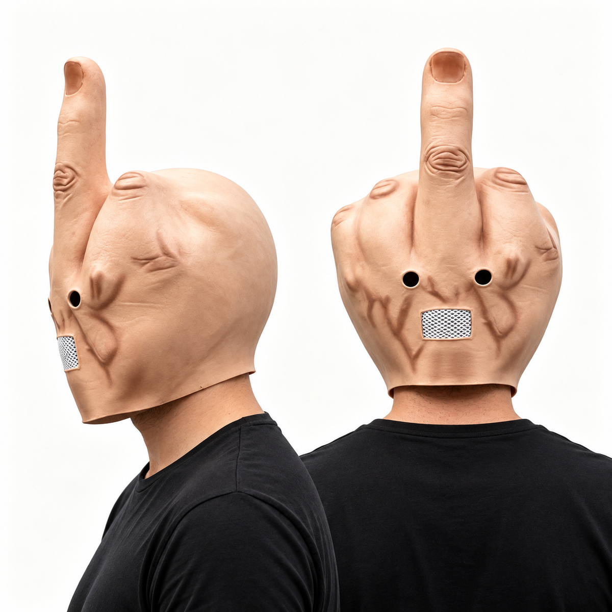 Middle Finger Hand Costume Mask