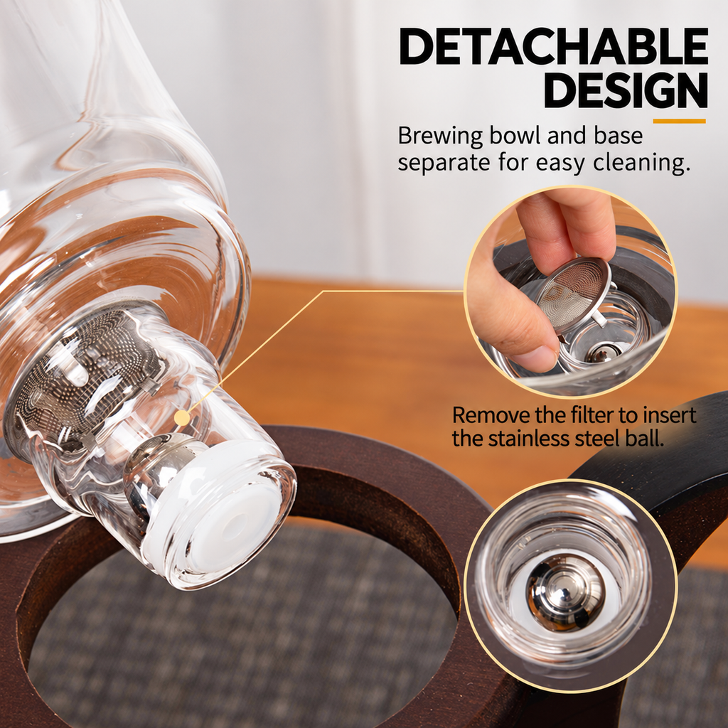 Glass Tea Brewer with Serving Pitcher