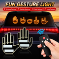 Multifunctional In-Car Gesture Warning Light