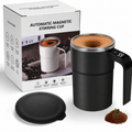 Automatic Self-Stirring Coffee Mug with Temperature Display
