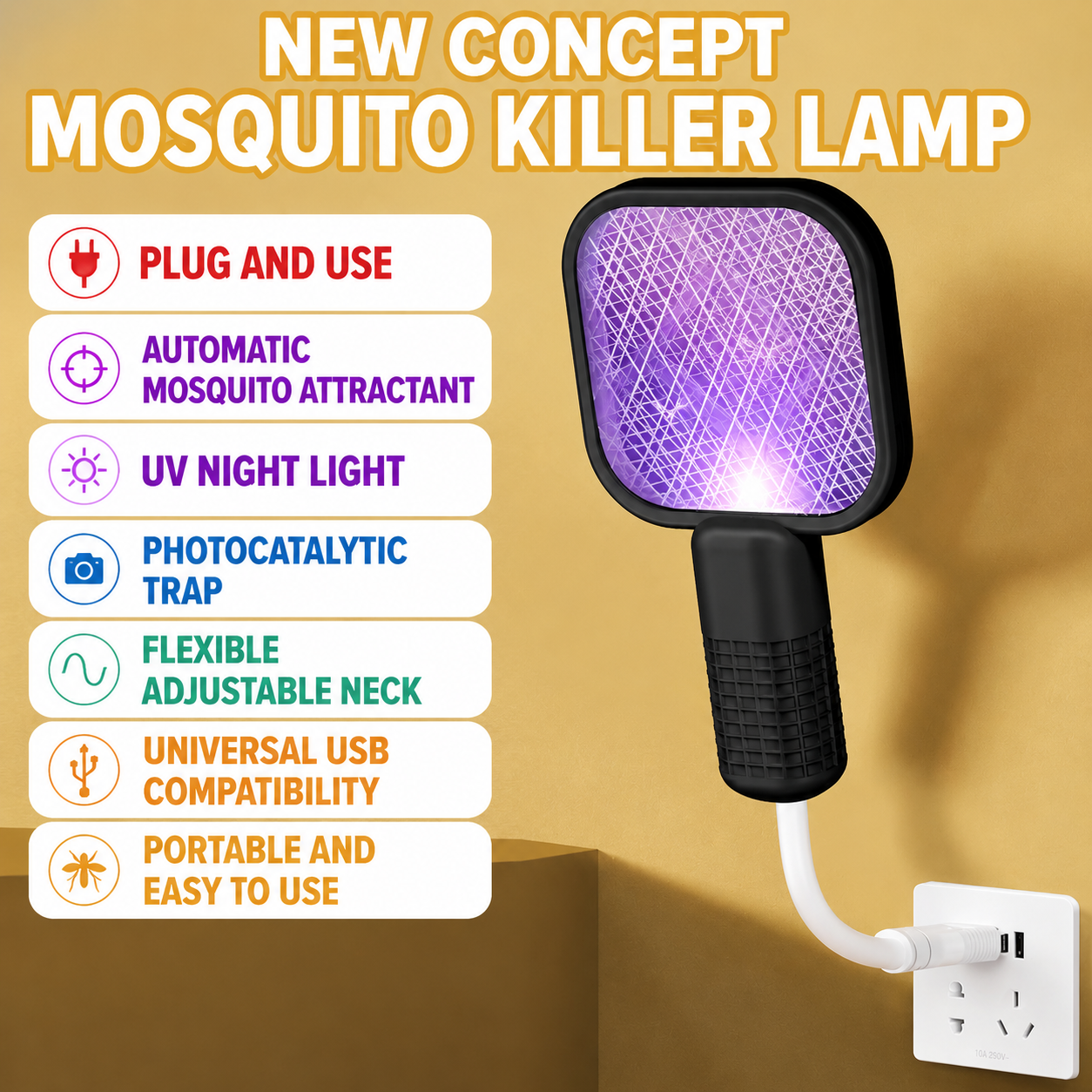 UV Mosquito Killer Lamp