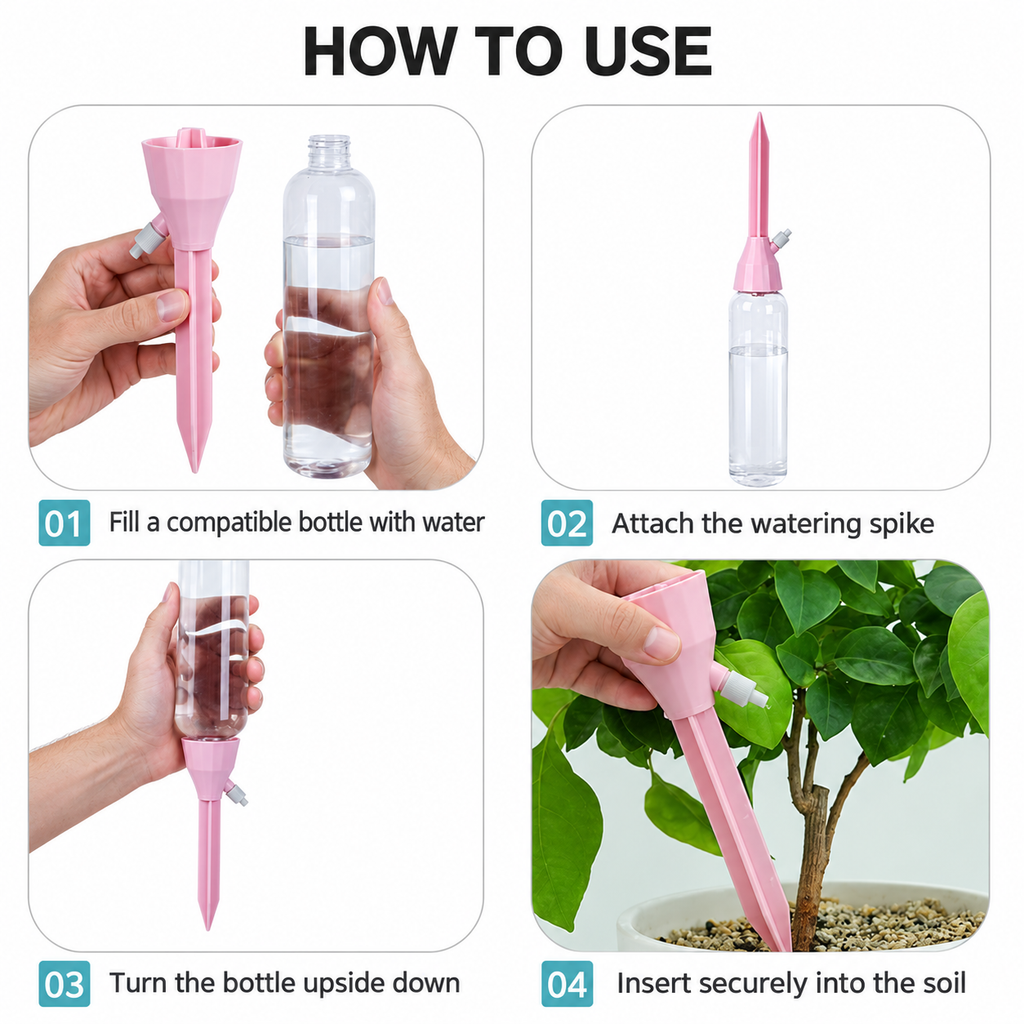 Adjustable Bottle Drip Waterer