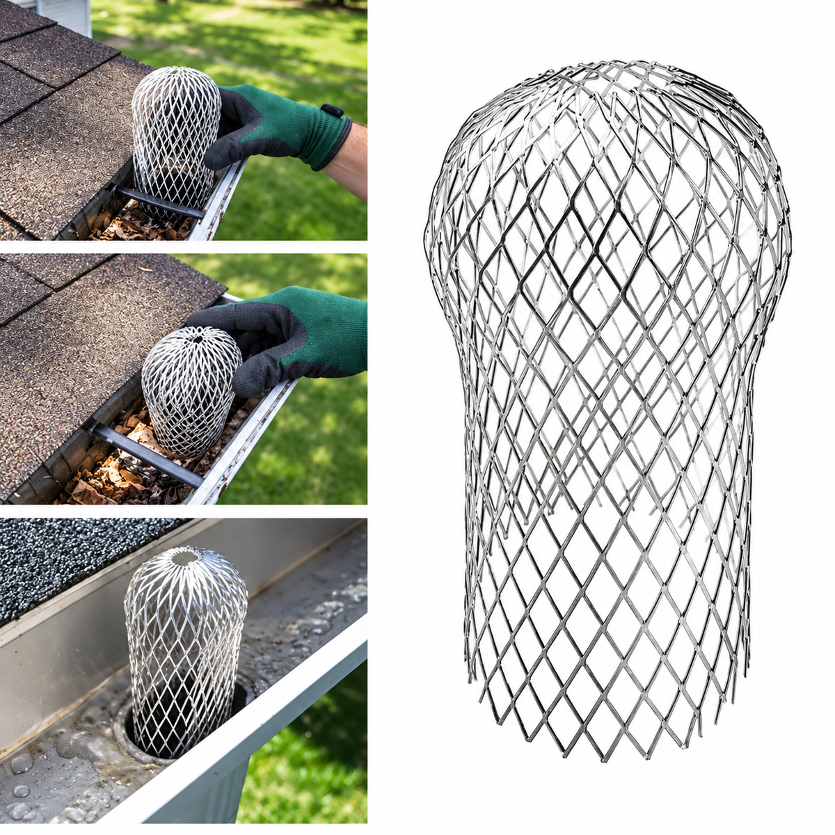 Expandable Gutter Downspout Guard