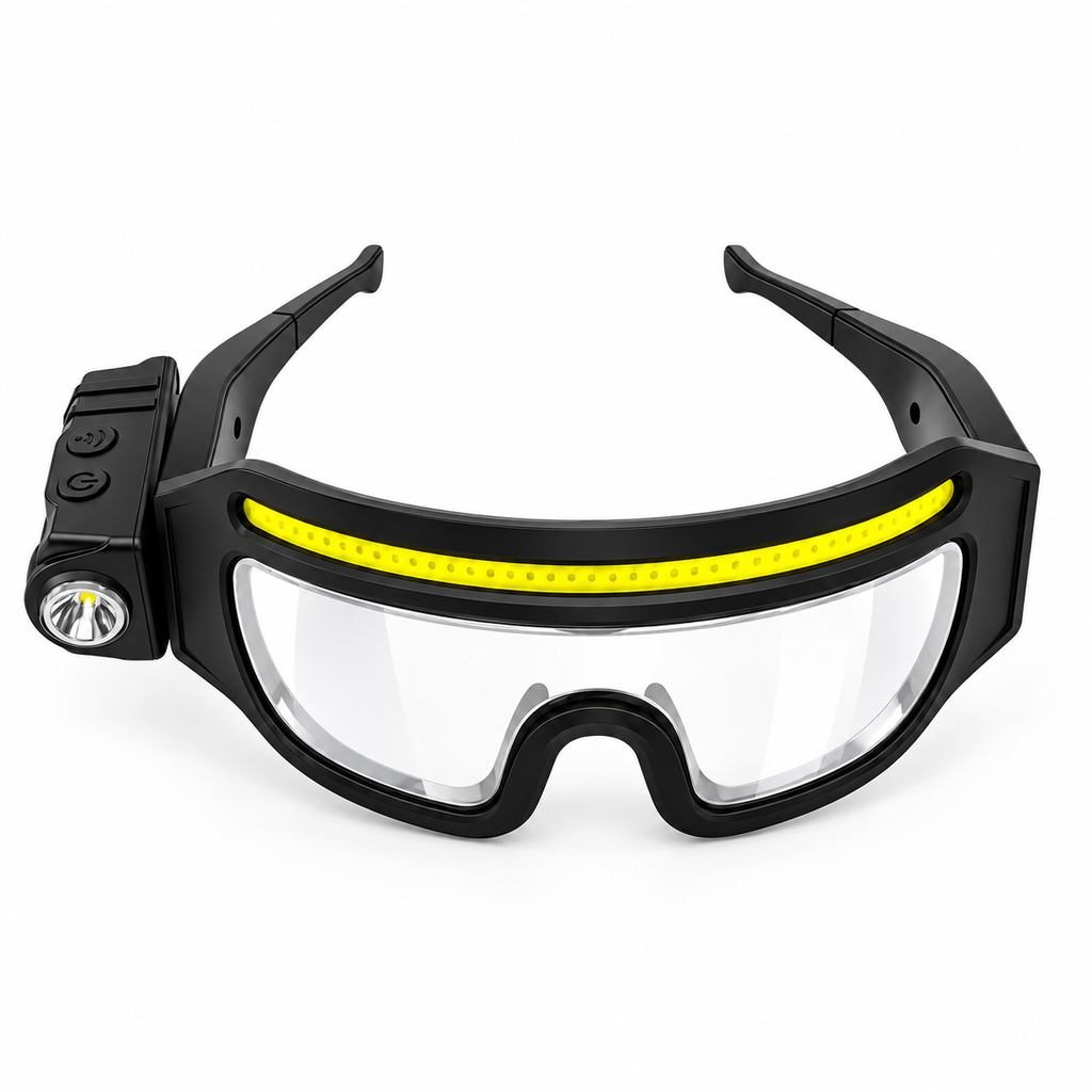 LED Sensor Cycling Safety Glasses