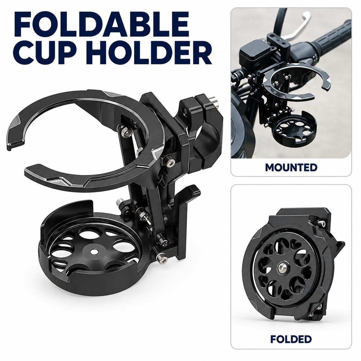 Foldaway Handlebar Drink Holder