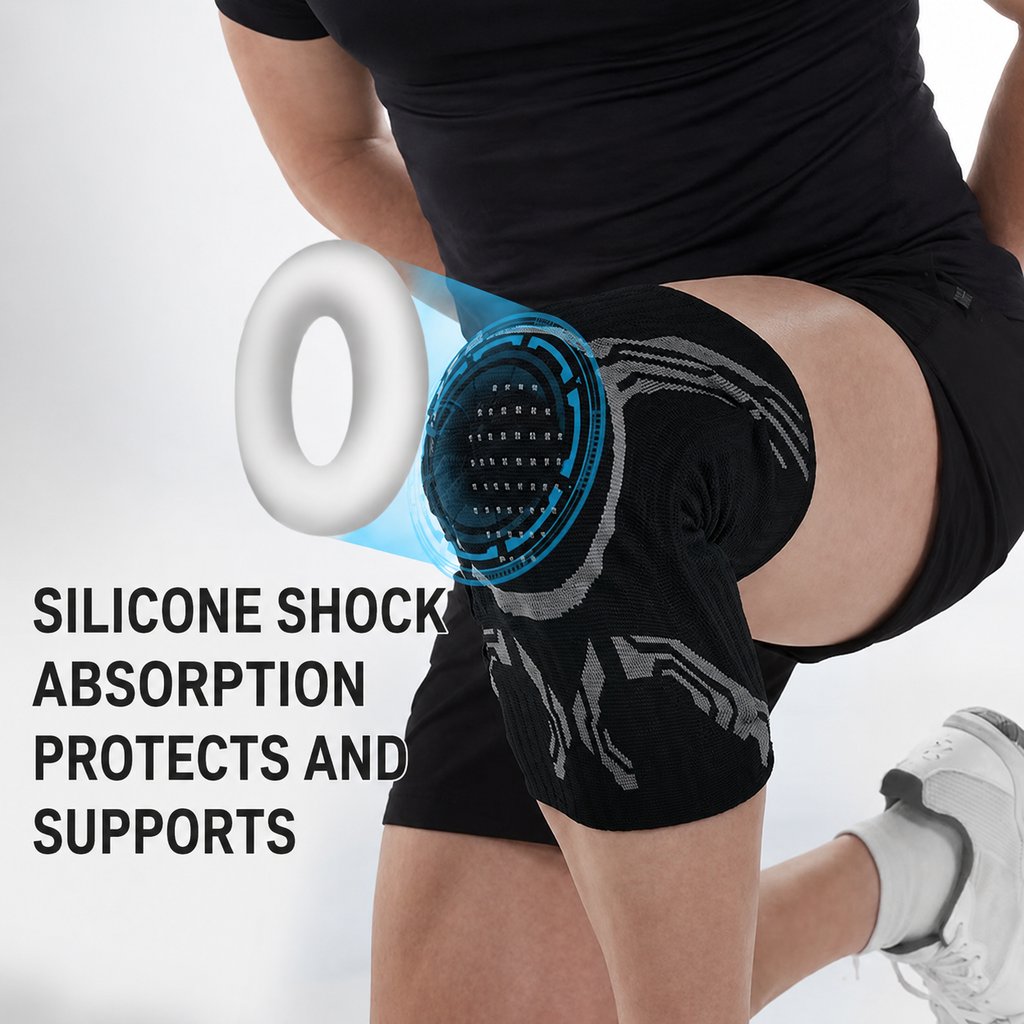 Dial-adjustment sports knee brace