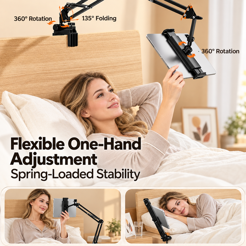 3-Section Phone & Tablet Desk Mount
