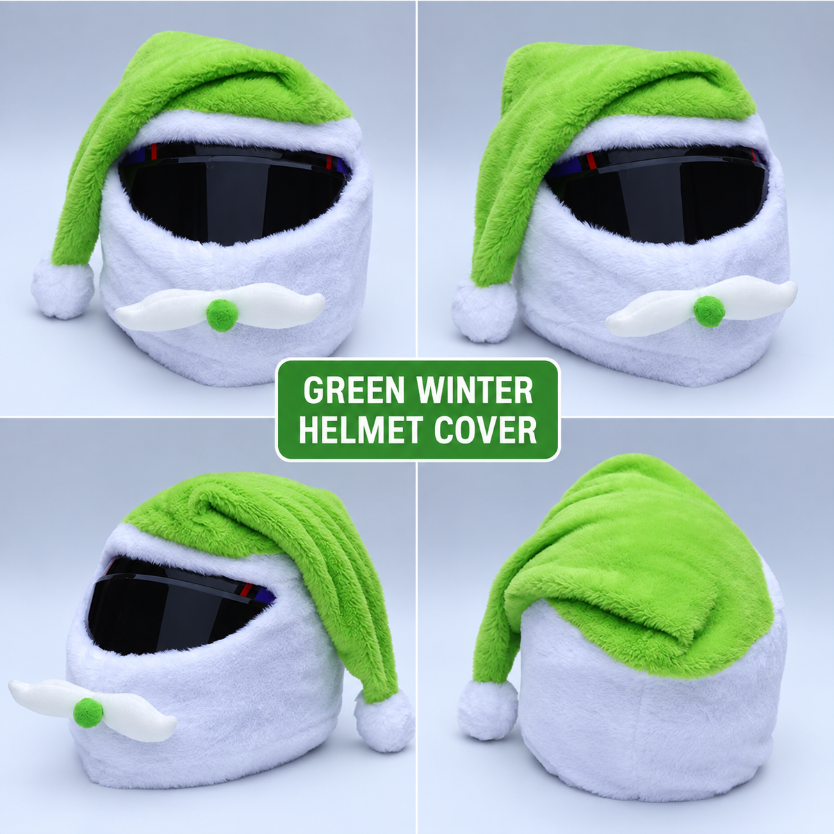 Character Plush Motorcycle Helmet Cover