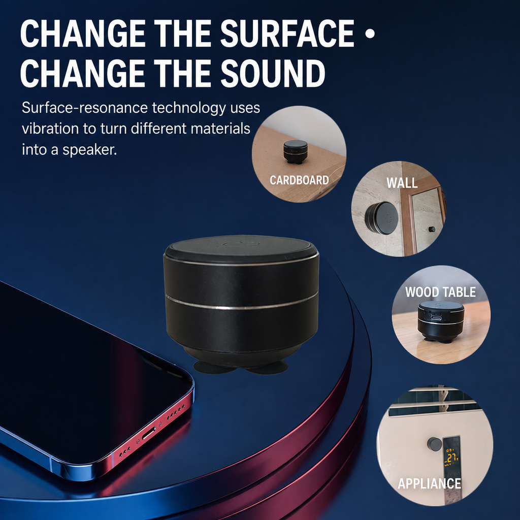 Wireless Resonance Surface Speaker