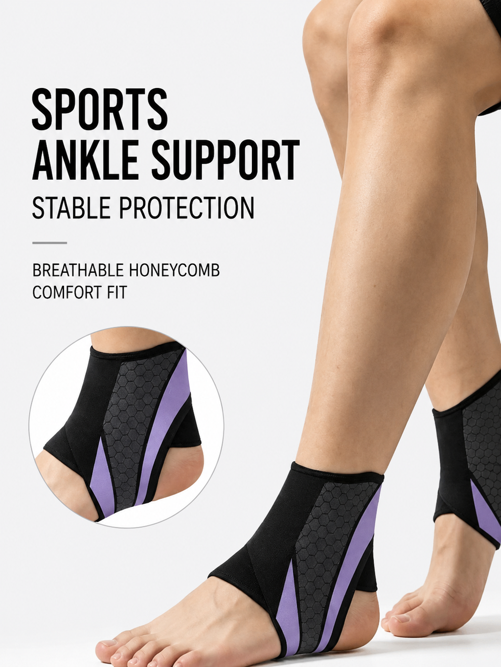 Ankle brace for preventing sprains