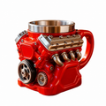Engine-Shaped Stainless Steel Mug
