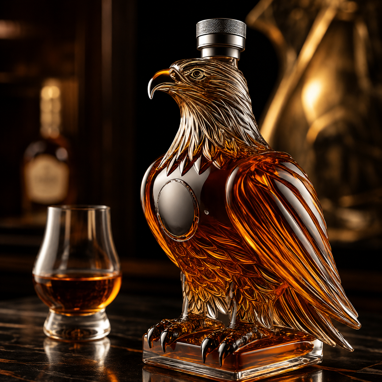 Sculpted Animal Whiskey Decanter