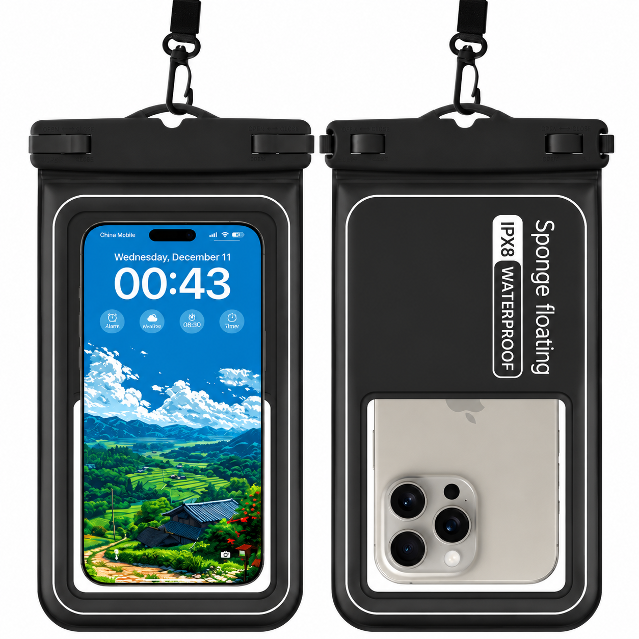 Waterproof Phone Pouch with HD Touch-Sensitive Screen