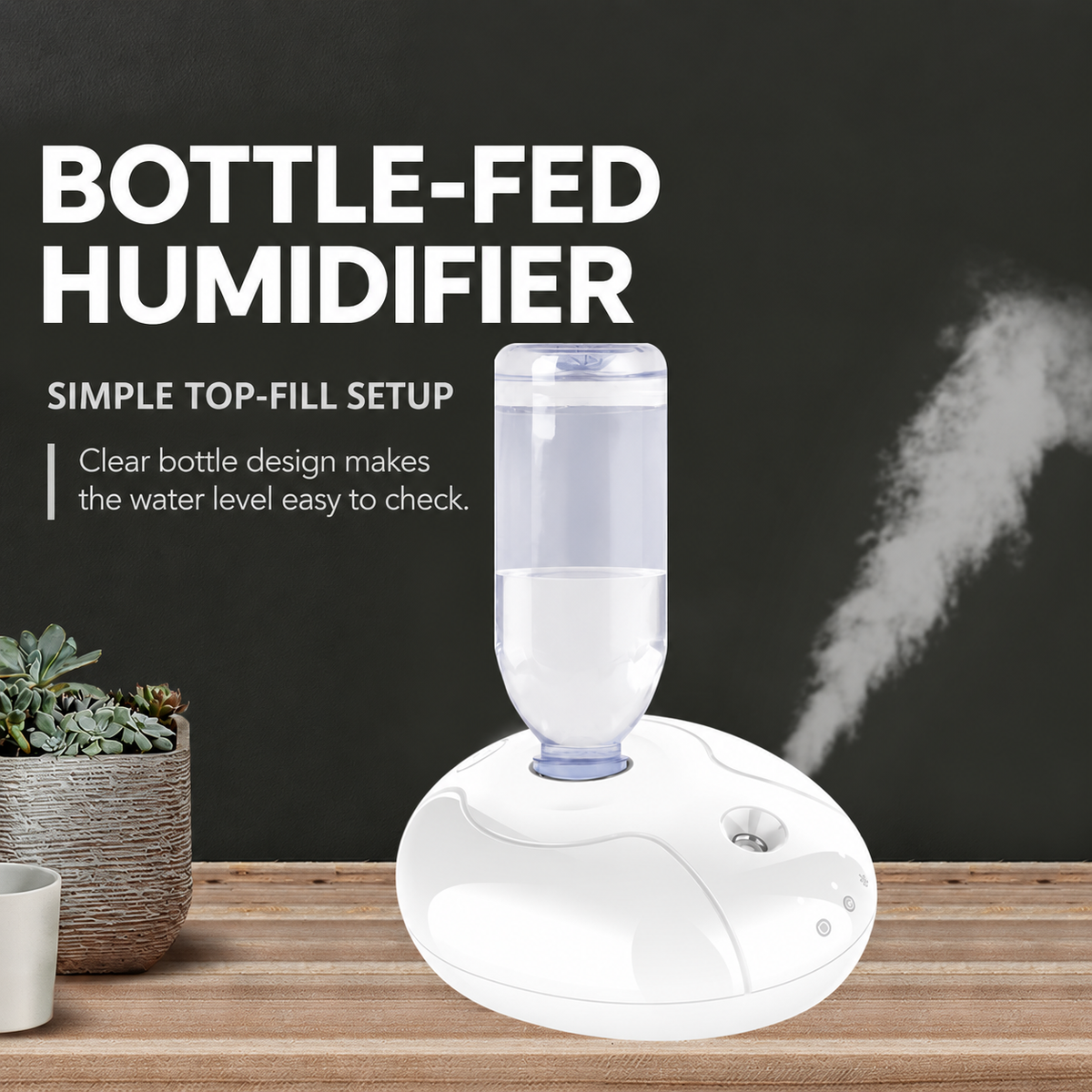 Bottle-Fed Portable Humidifier