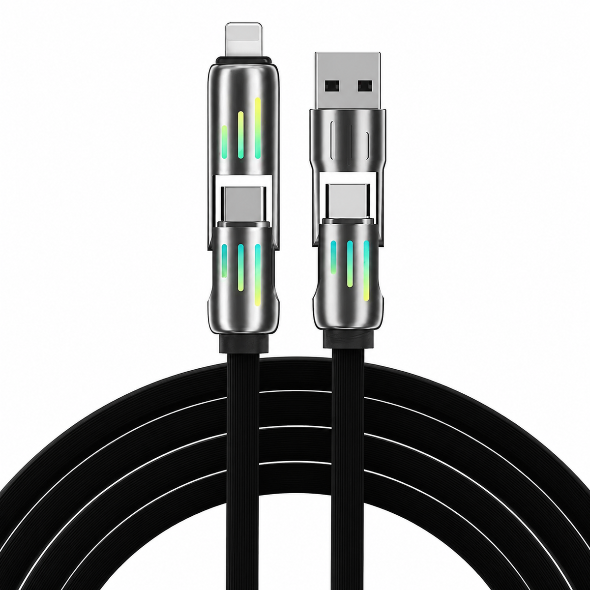 4-in-1 Silicone Charging Cable