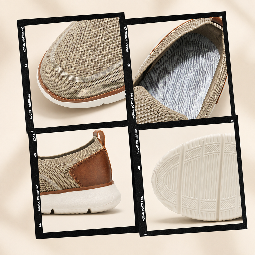 Men's Lightweight Slip-On Walking Shoes