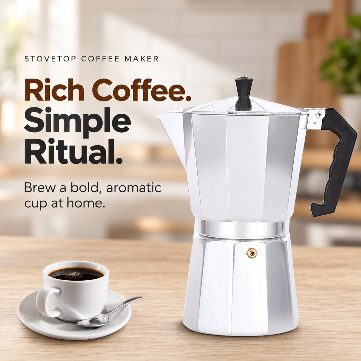 Everyday Stovetop Moka Pot