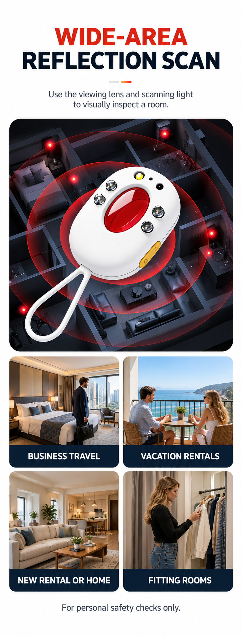 Portable Reflection Scanner & Travel Alarm
