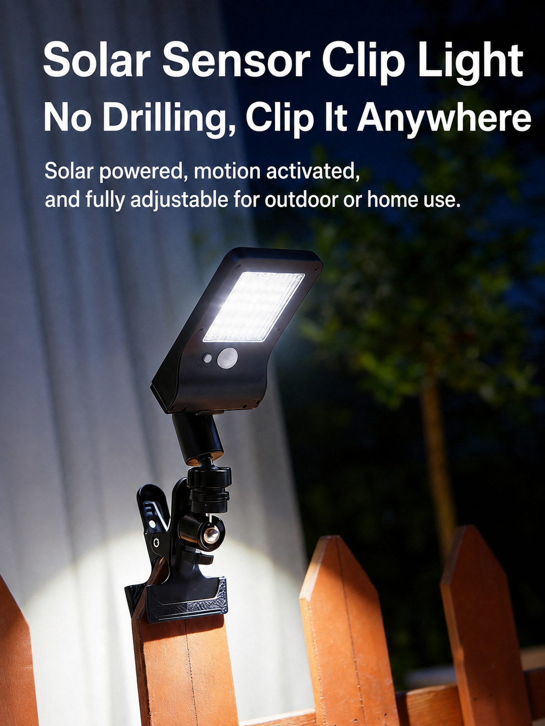Clip-On Motion Sensor Outdoor Light
