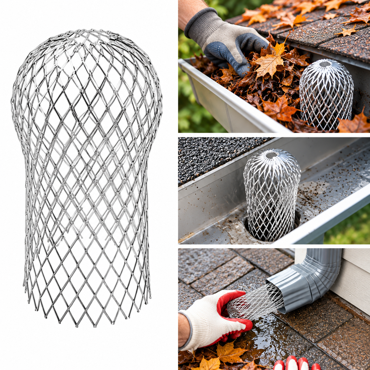 Expandable Gutter Downspout Guard