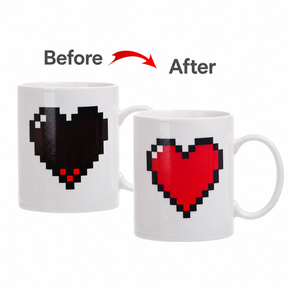 Heat-Reveal Color-Changing Mug