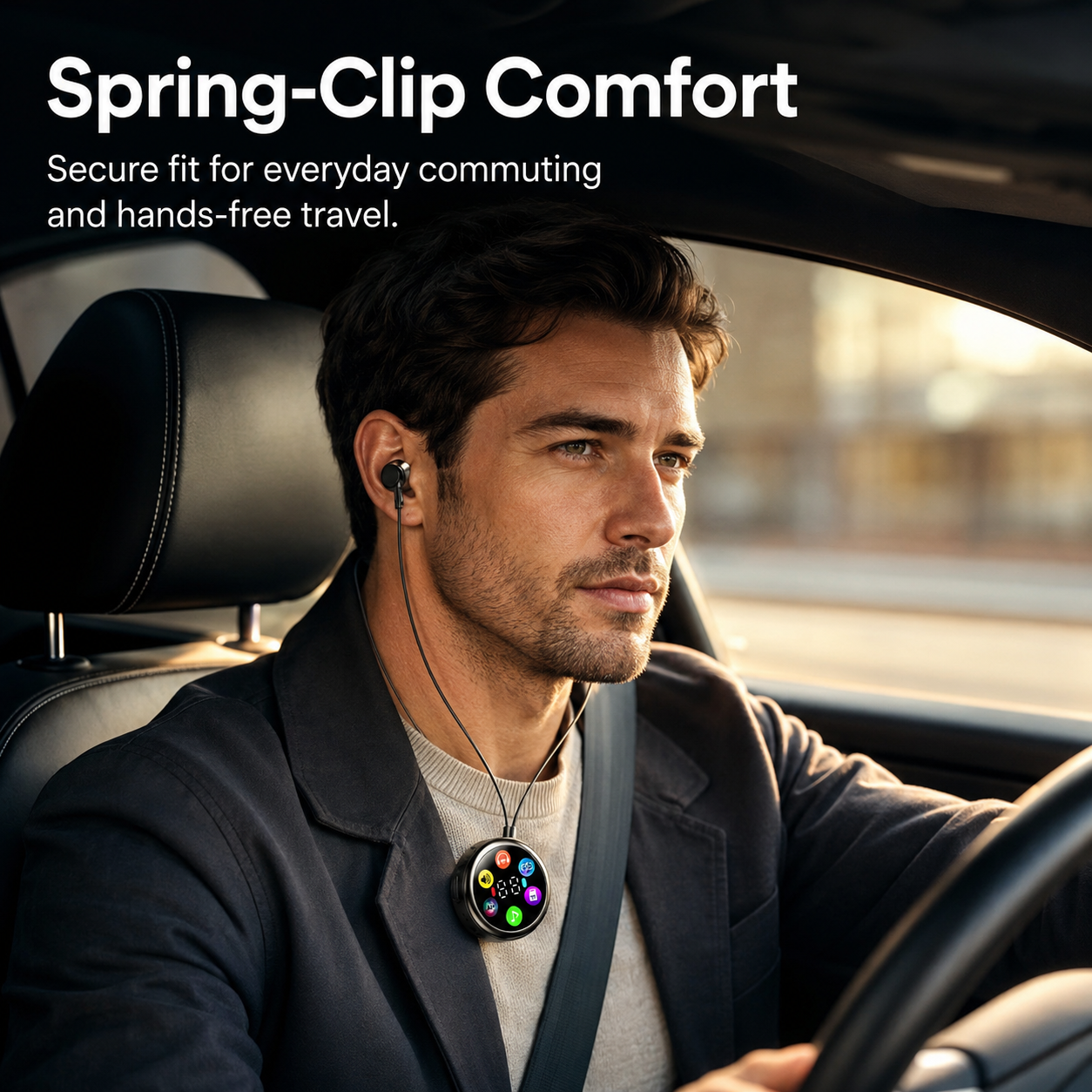 Neck-Clip Bluetooth Earphones