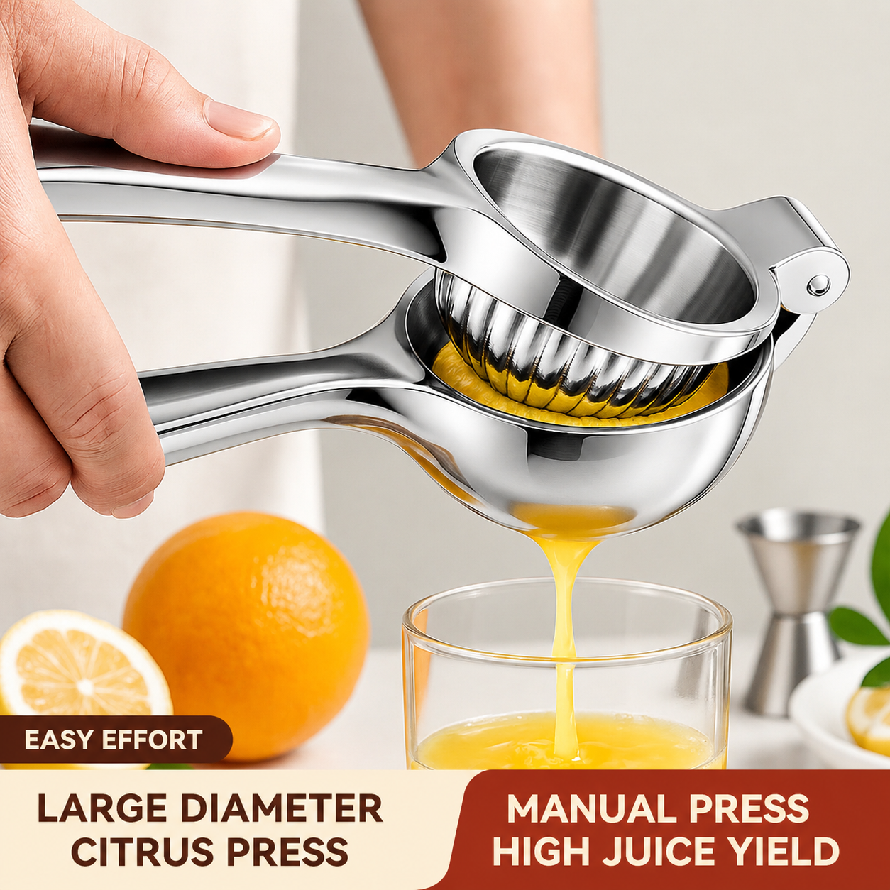 Portable fruit juicer