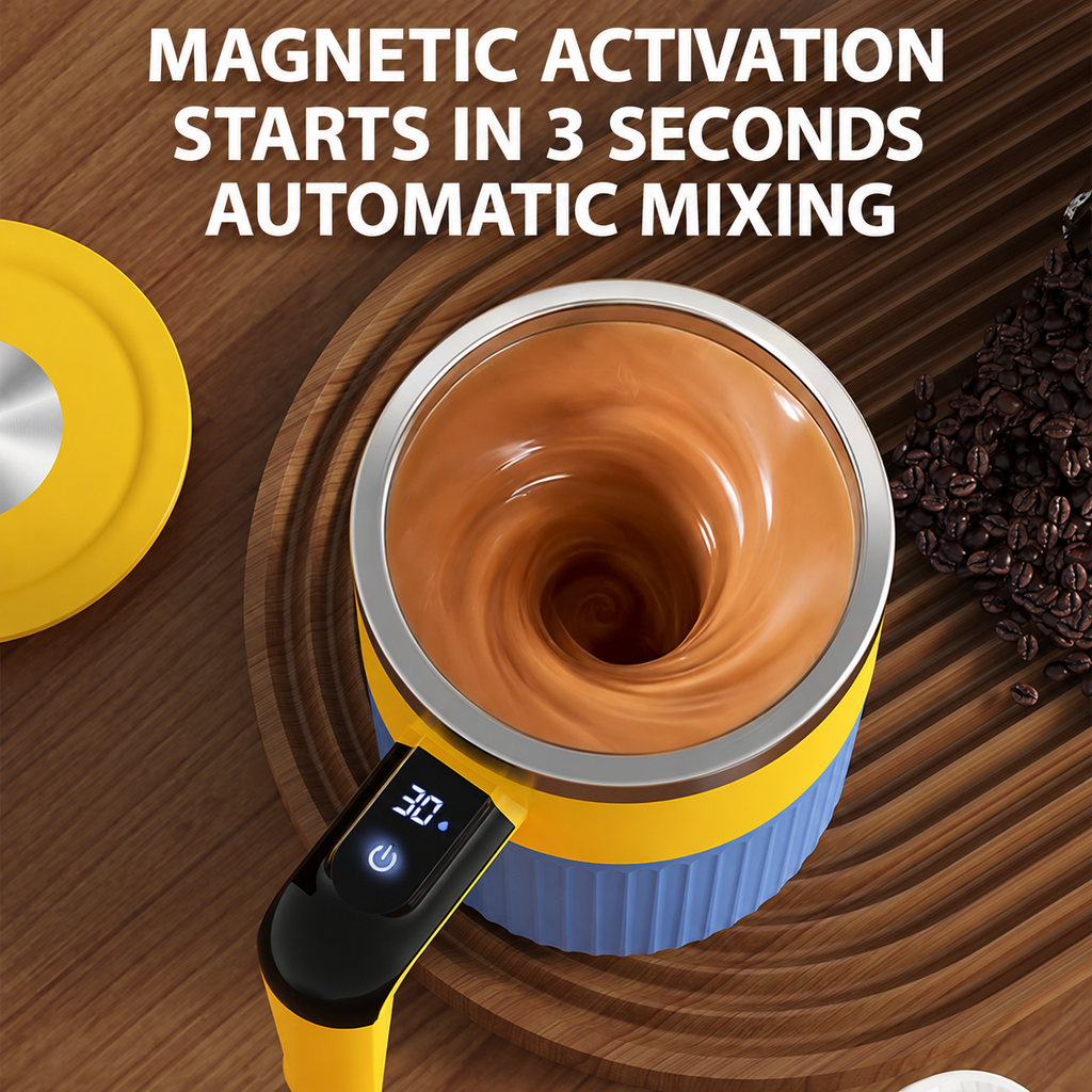 Rechargeable Self-Stirring Mug