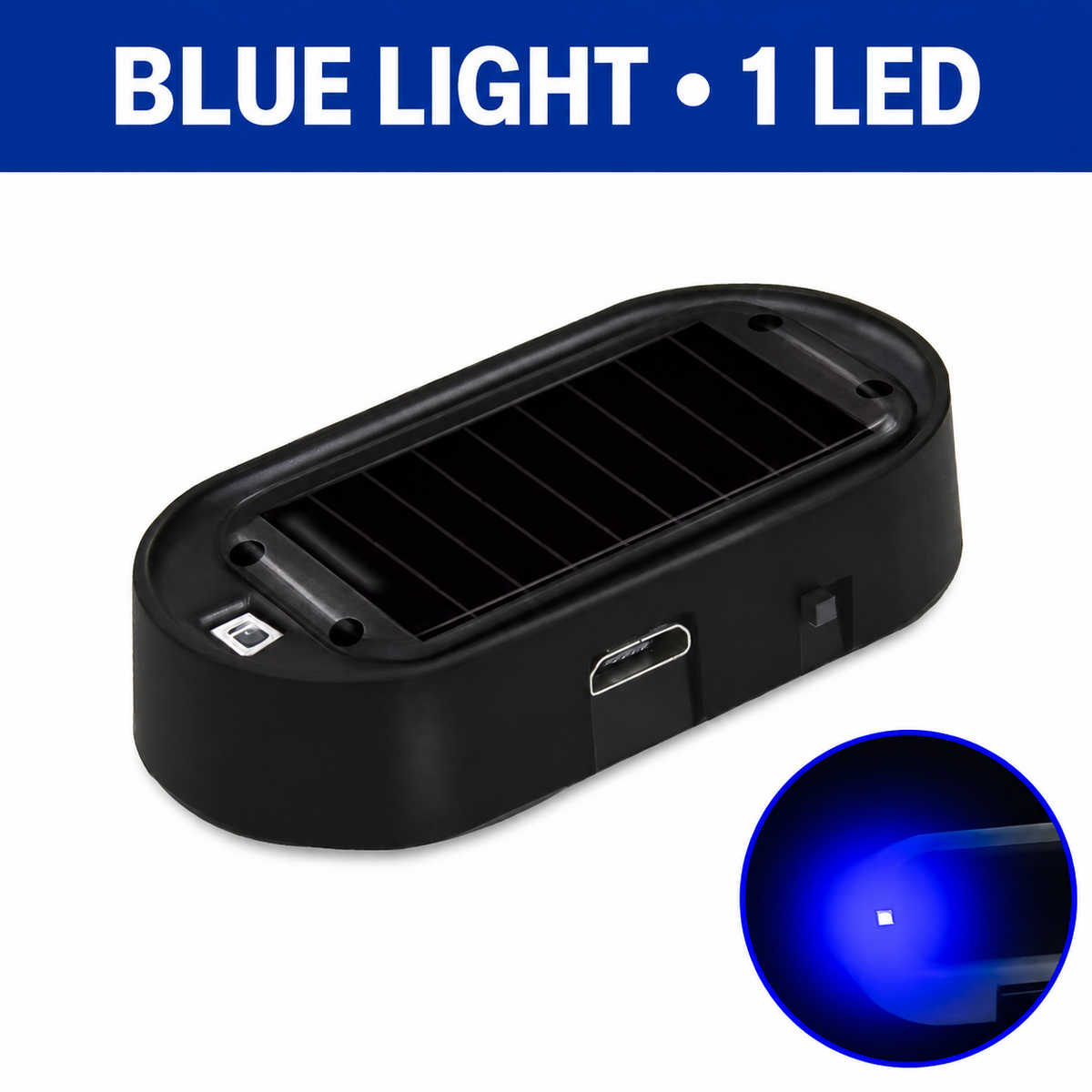 Solar-Assisted Car Warning Light