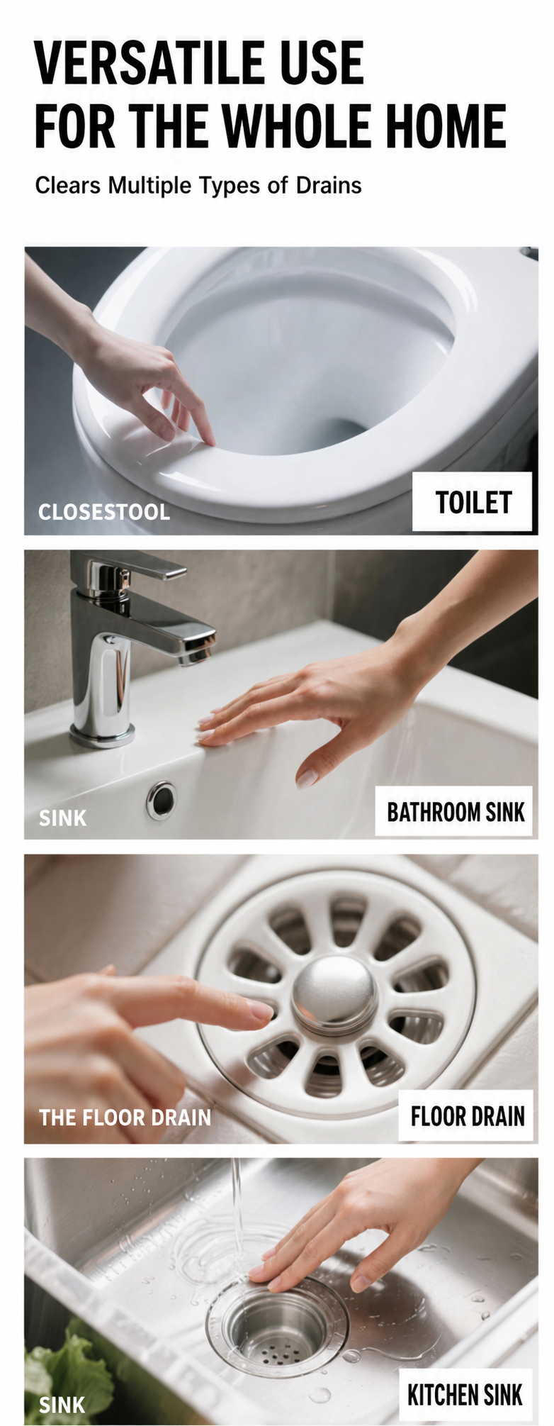 Foaming Drain Cleaning Tablets