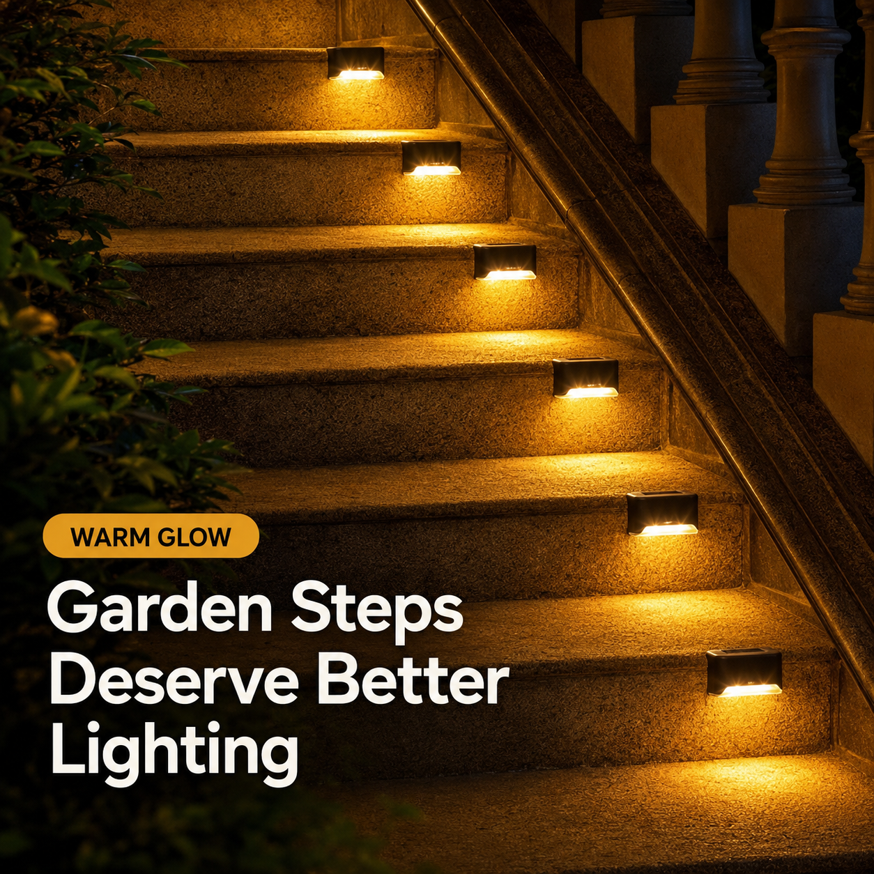 Solar RGB Deck & Step Lights