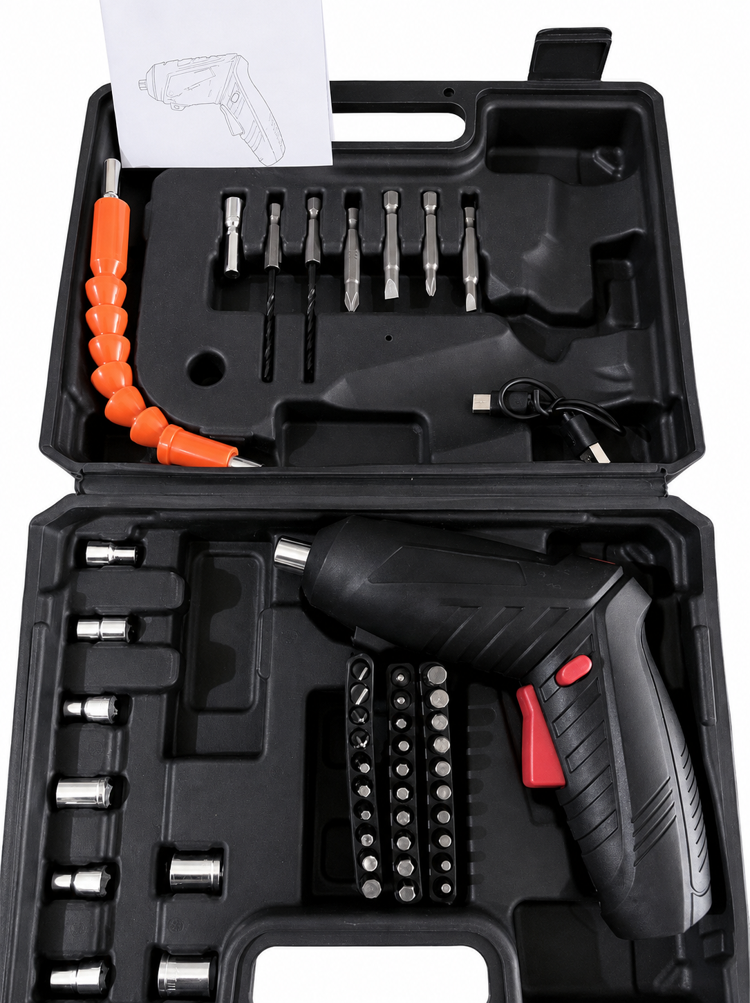 PowerFix 47-Piece Cordless Tool Kit
