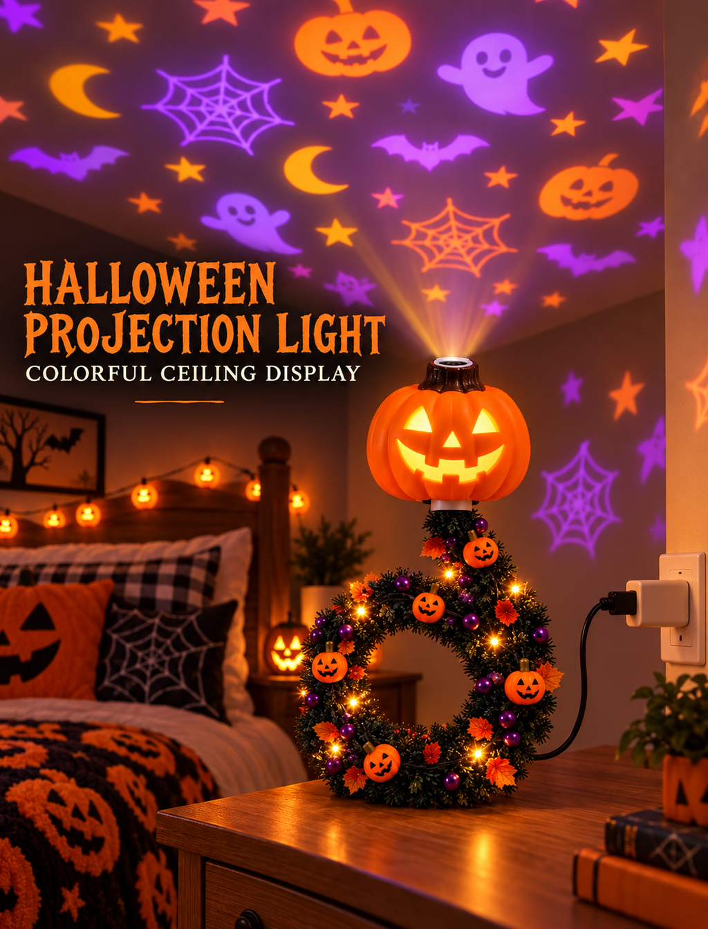 Seasonal Tabletop Projection Light